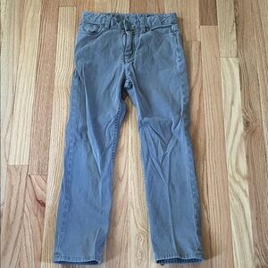 Vineyard VInes Chino Pants Boys 8 Gray Straight Leg Regular Fit Preppy Church